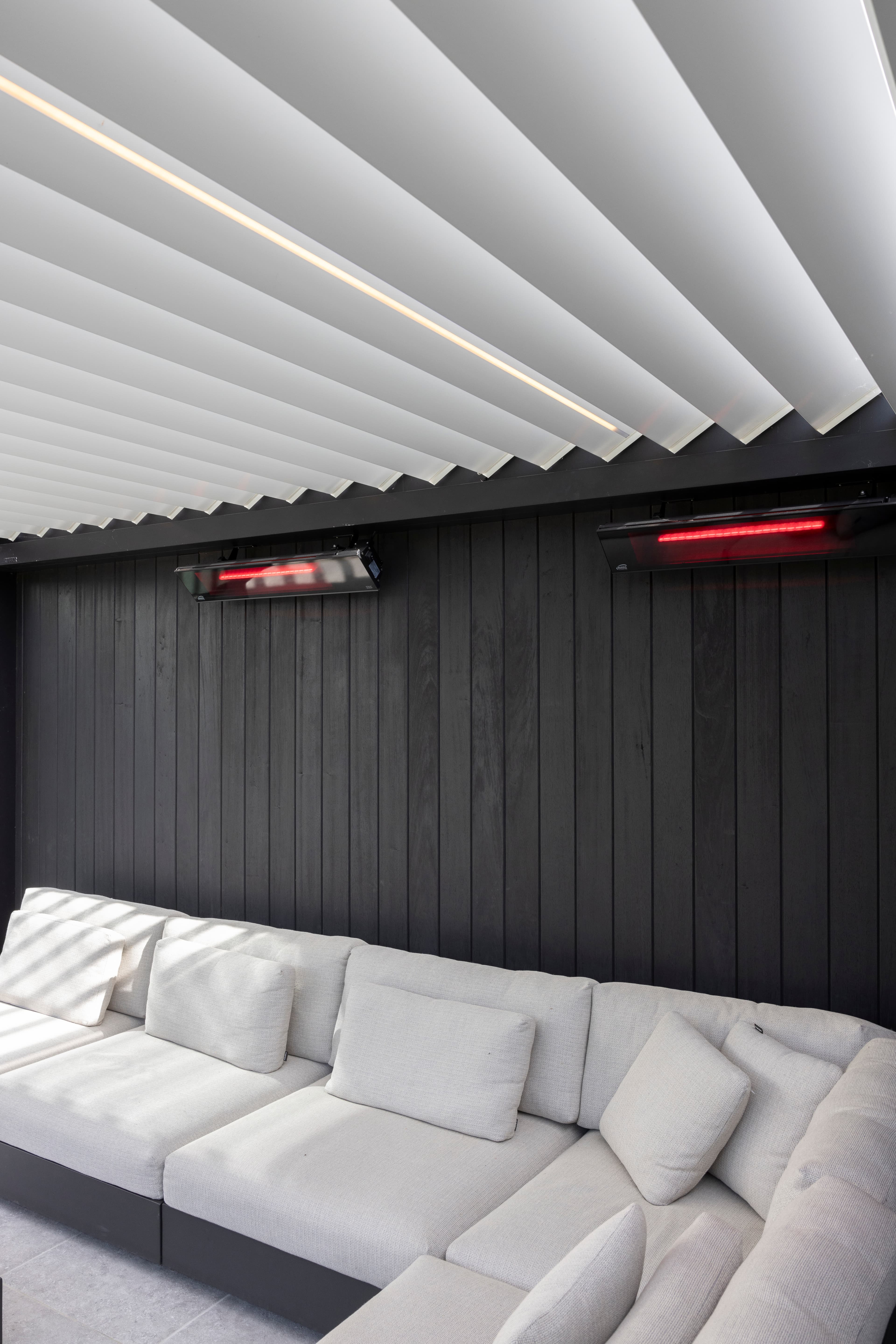 residential pergola heaters interior