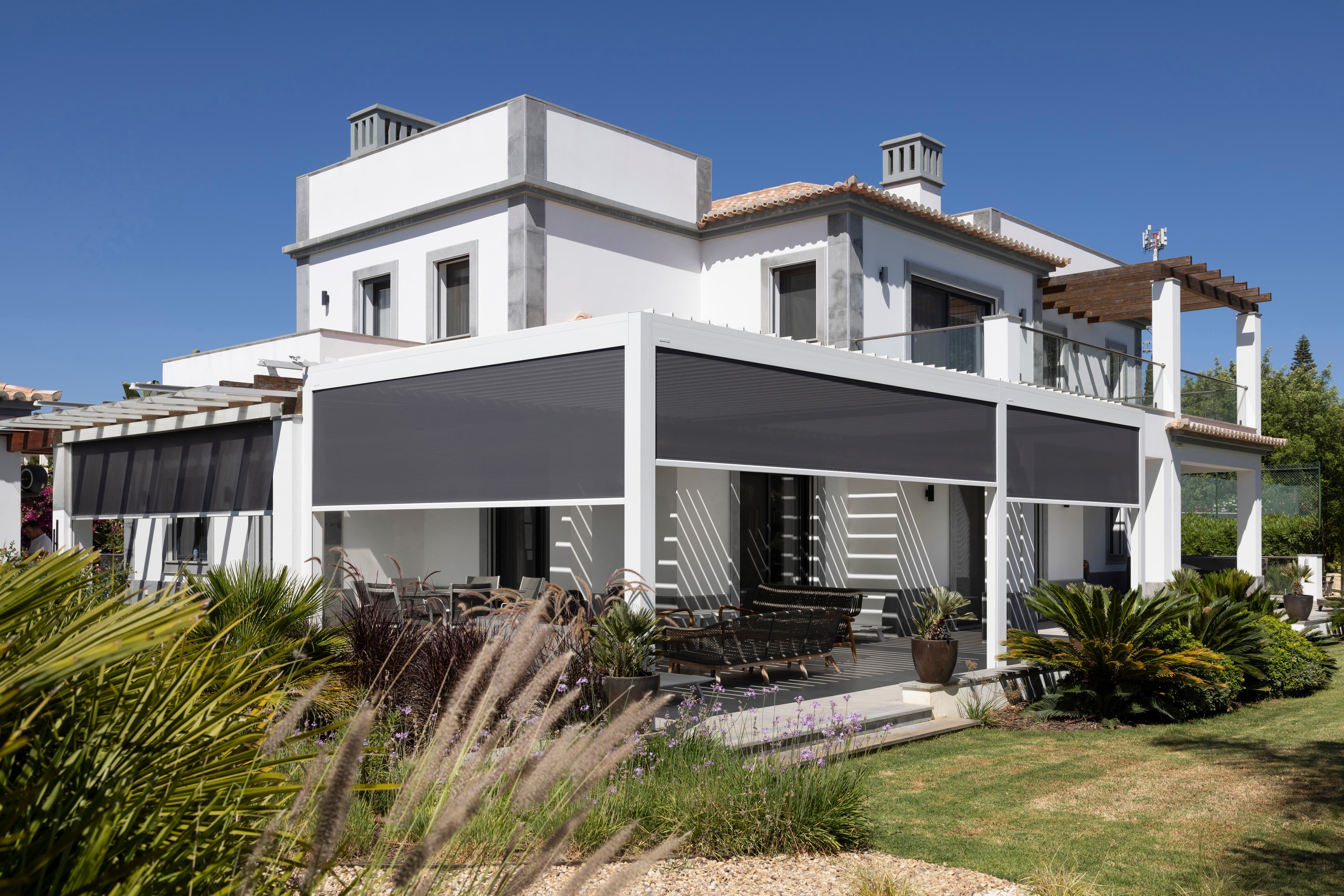 shade home exterior screens