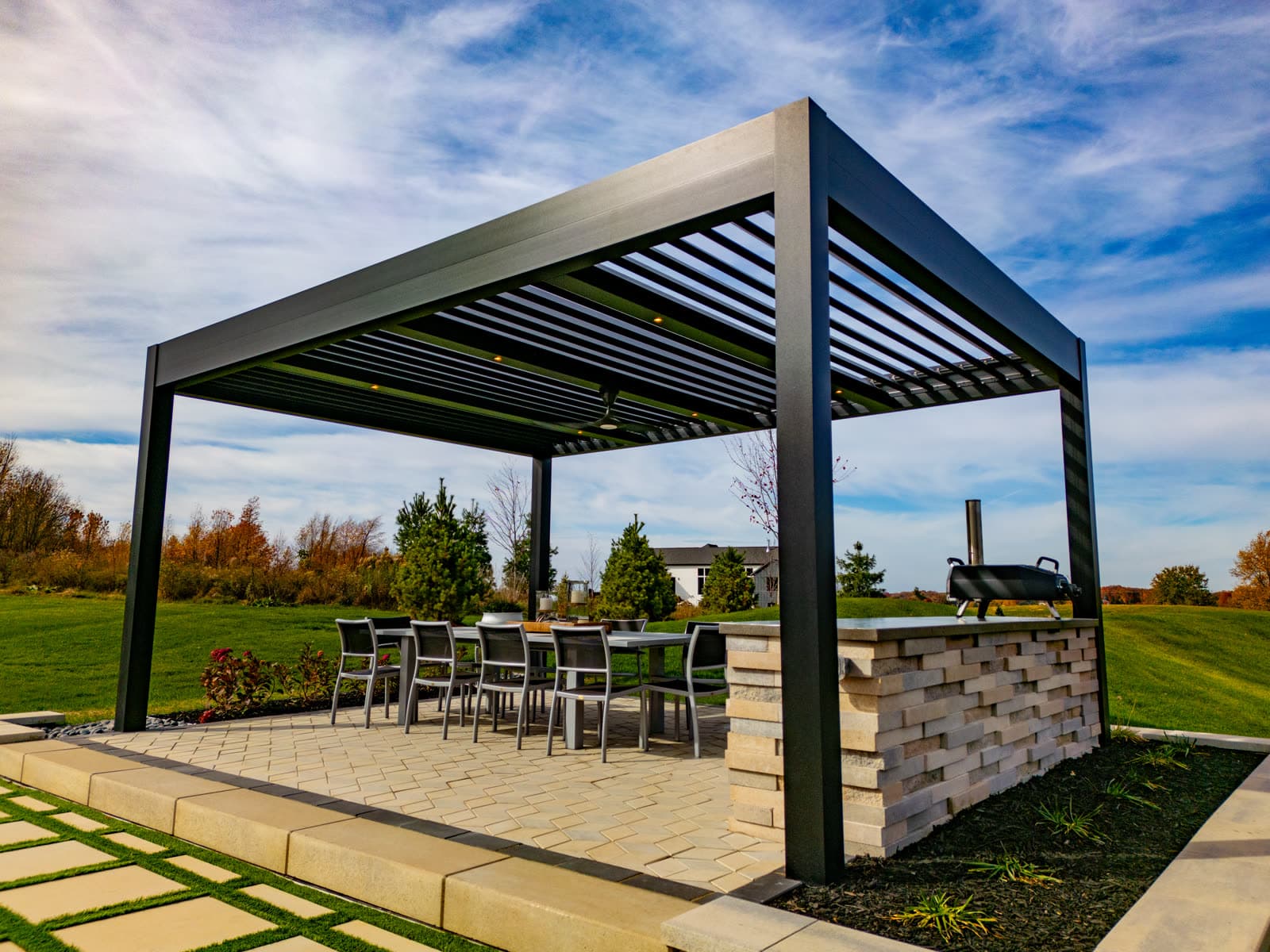 hero pergola open louvered backyard
