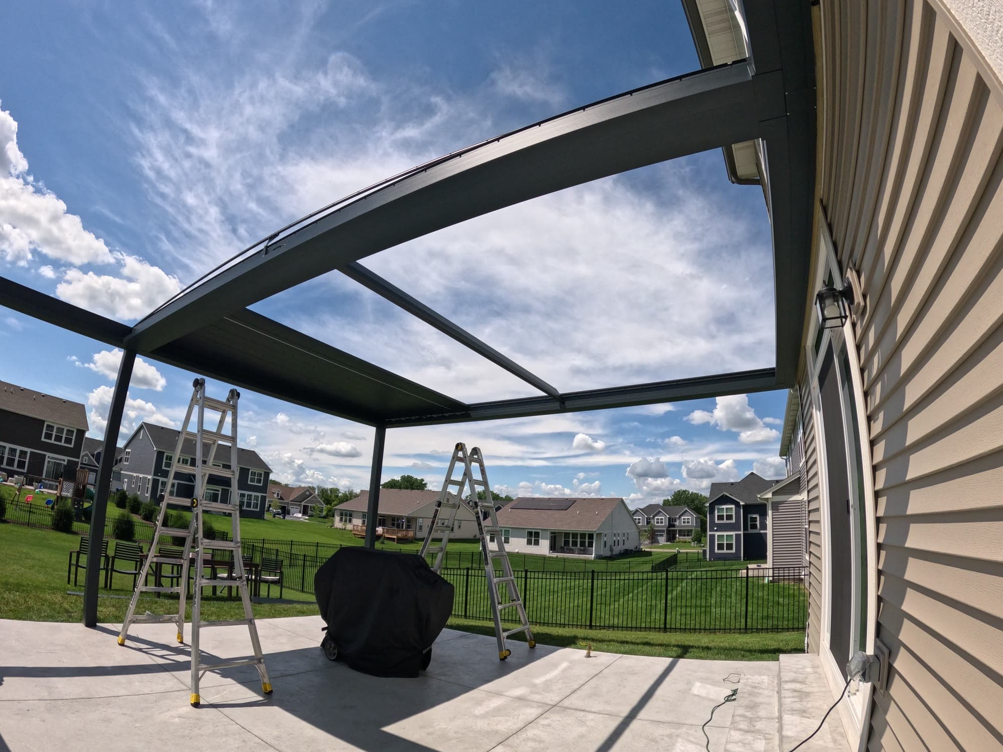 Hildebrandt louvered pergola project photo 1 in Crystal Lake, IL