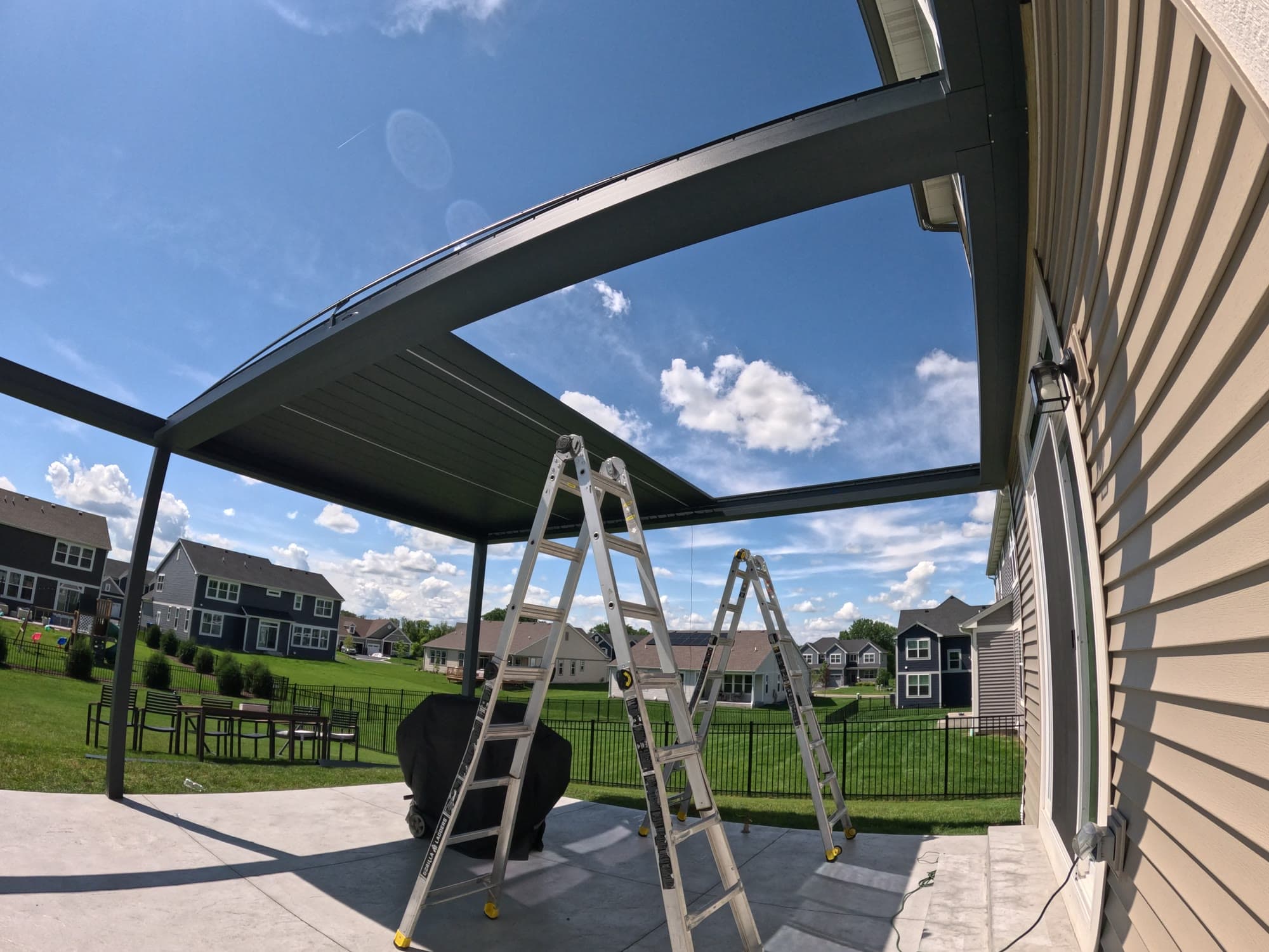 Hildebrandt louvered pergola project photo 2 in Crystal Lake, IL