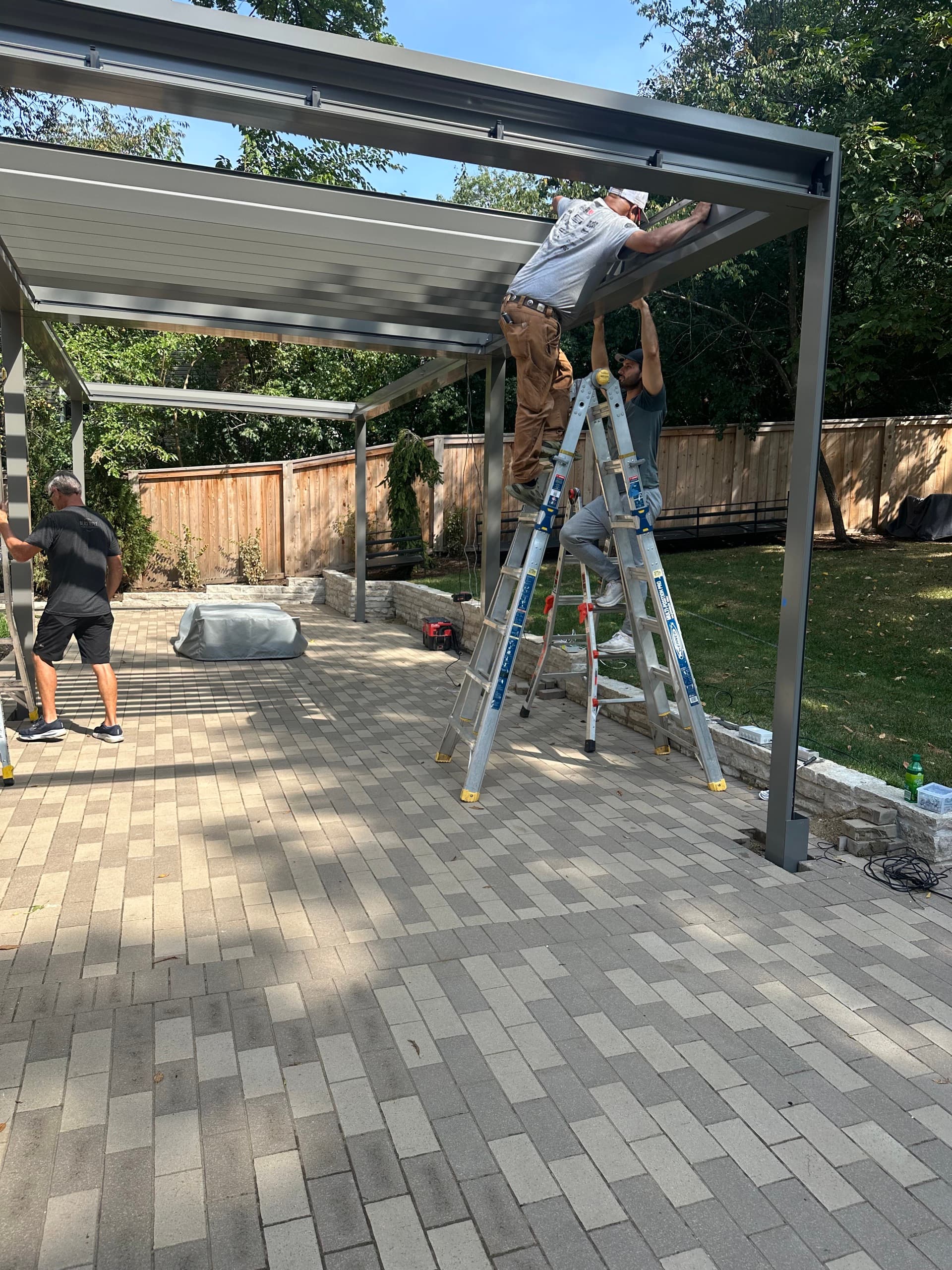 Jake louvered pergola project photo 5 in Crystal Lake, IL