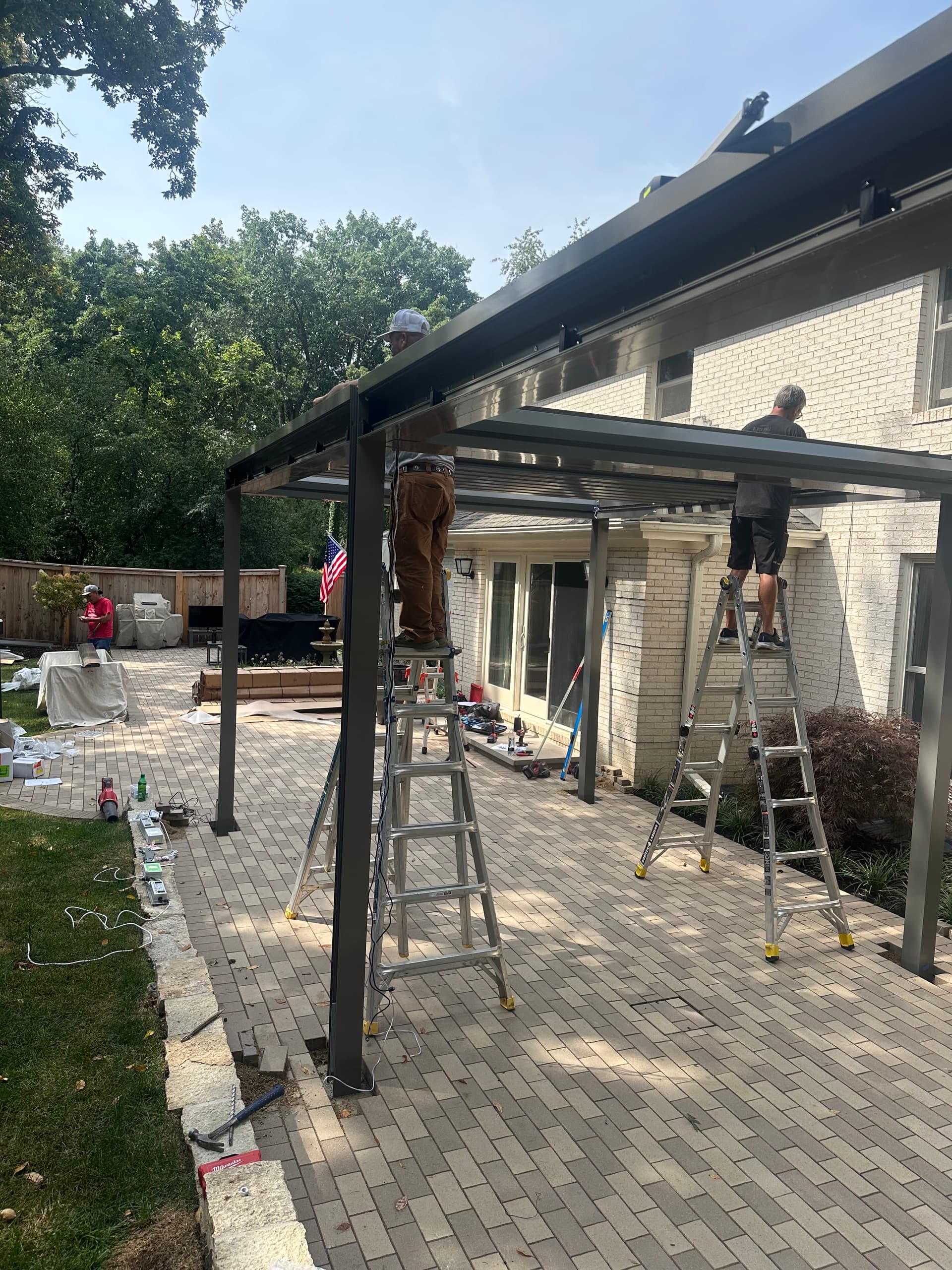 Jake louvered pergola project photo 4 in Crystal Lake, IL