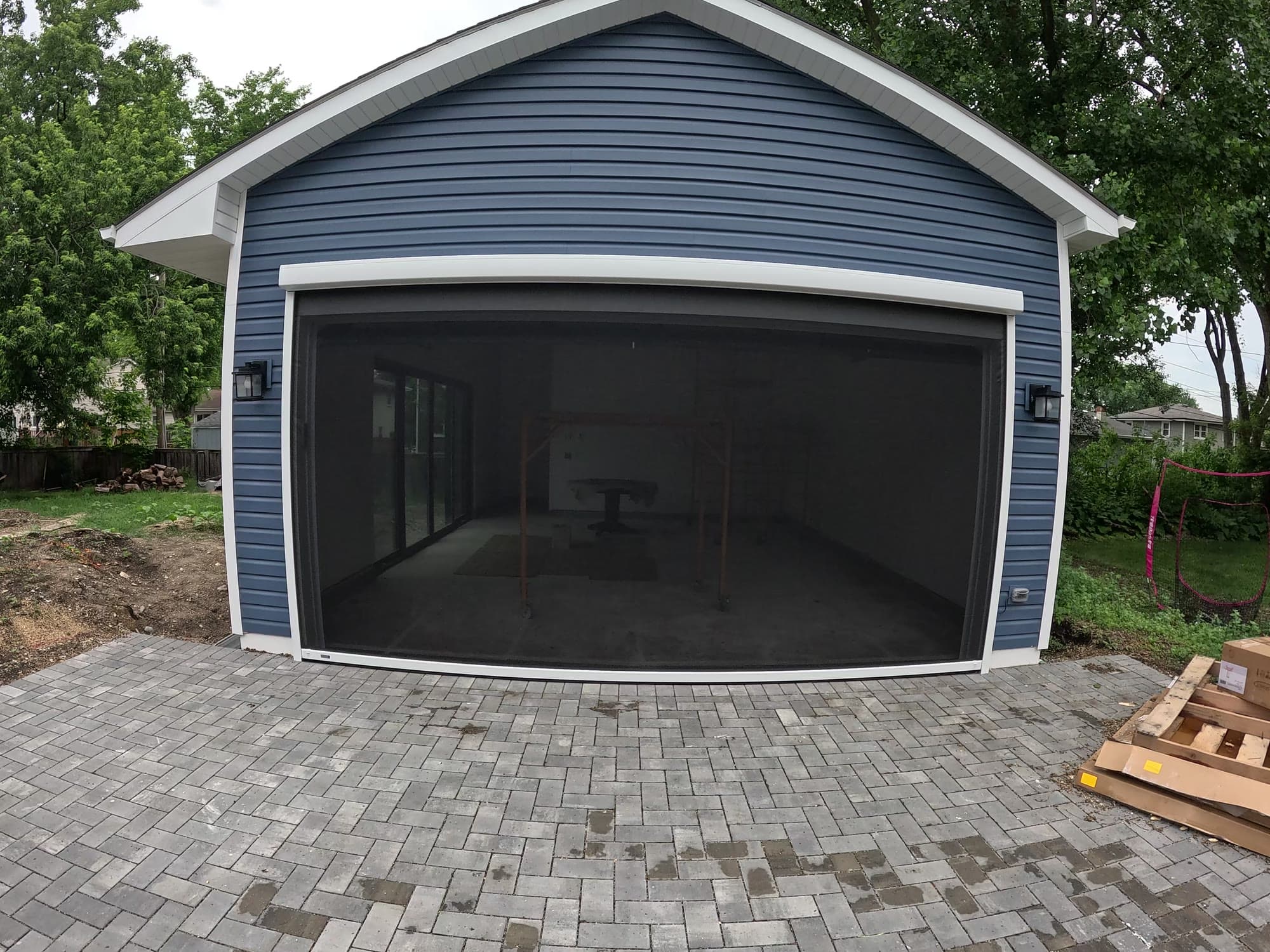 O'Hare motorized screens project photo 1 in Bartlett, IL