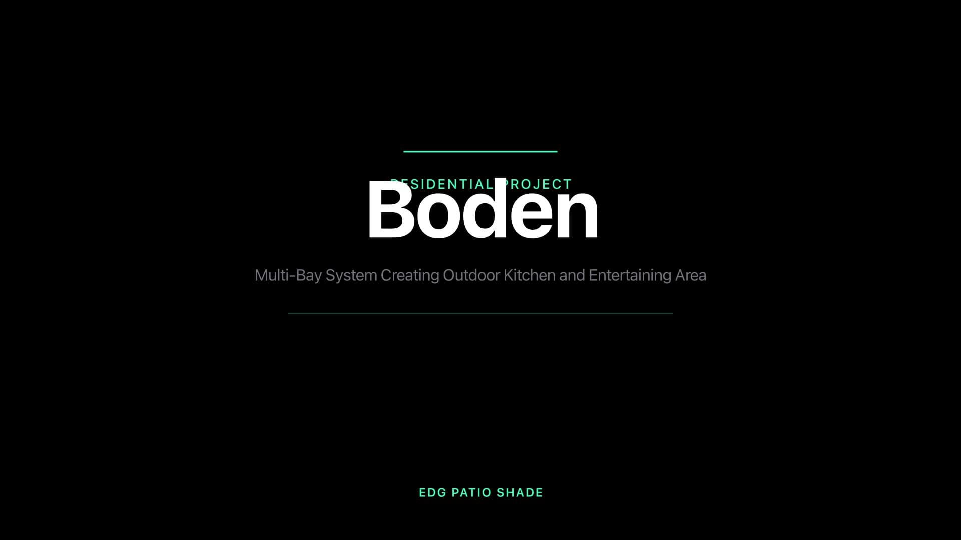 Boden Residence planning concept